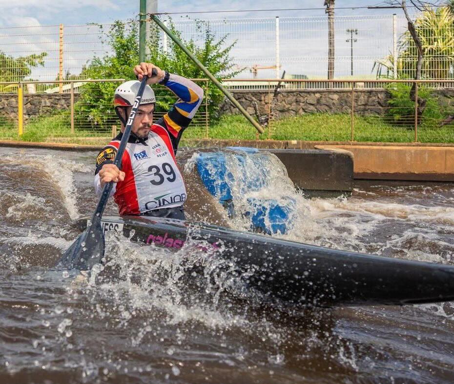 Philipp Süß im Boot.